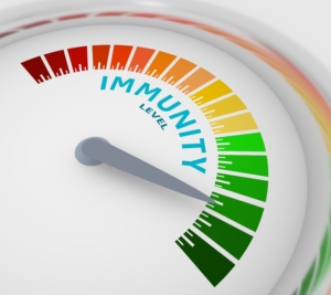 Color scale with arrow from red to green. The immunity level measuring device icon. Sign tachometer, speedometer, indicators. Colorful infographic gauge element. 3D rendering Visit Results RNA for more information about immune support. Take that all-important step to boost your overall health.