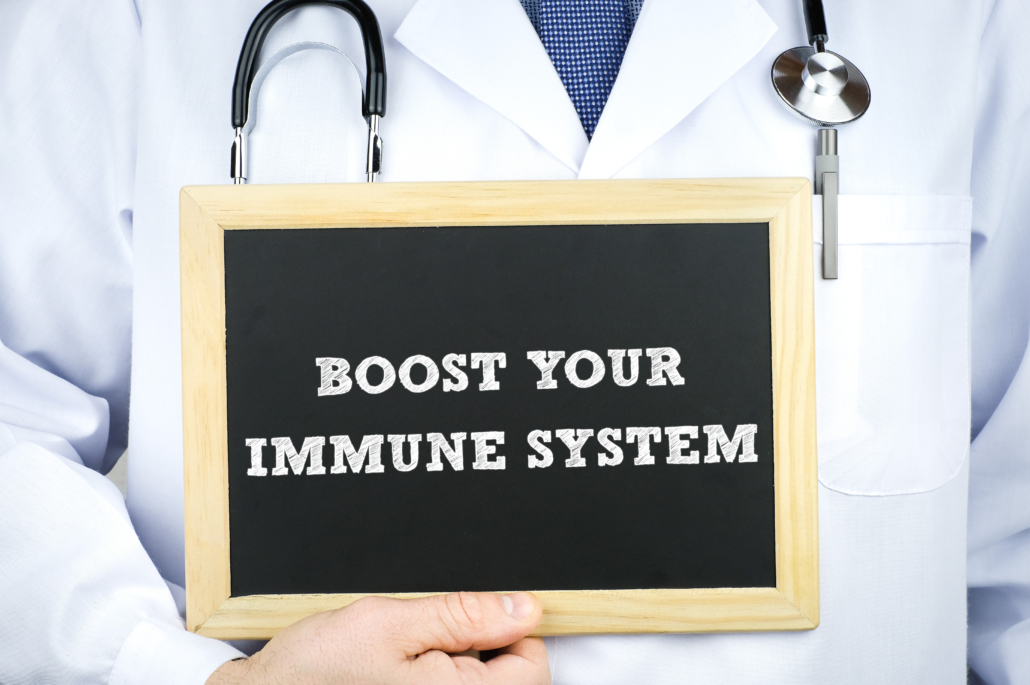 Boost your Immune System - chalkboard message - immune support